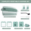 ook with Color Vegetable Chopper - Multifunctional 11 in 1