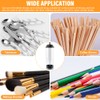 Straw Holder,Plastic Drinking Straws Container with Lid,Clear Drink Tubes Dispenser,for