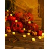 Homemory 12Pcs Timer Tea Lights, Flameless Flickering Auto Tea Lights