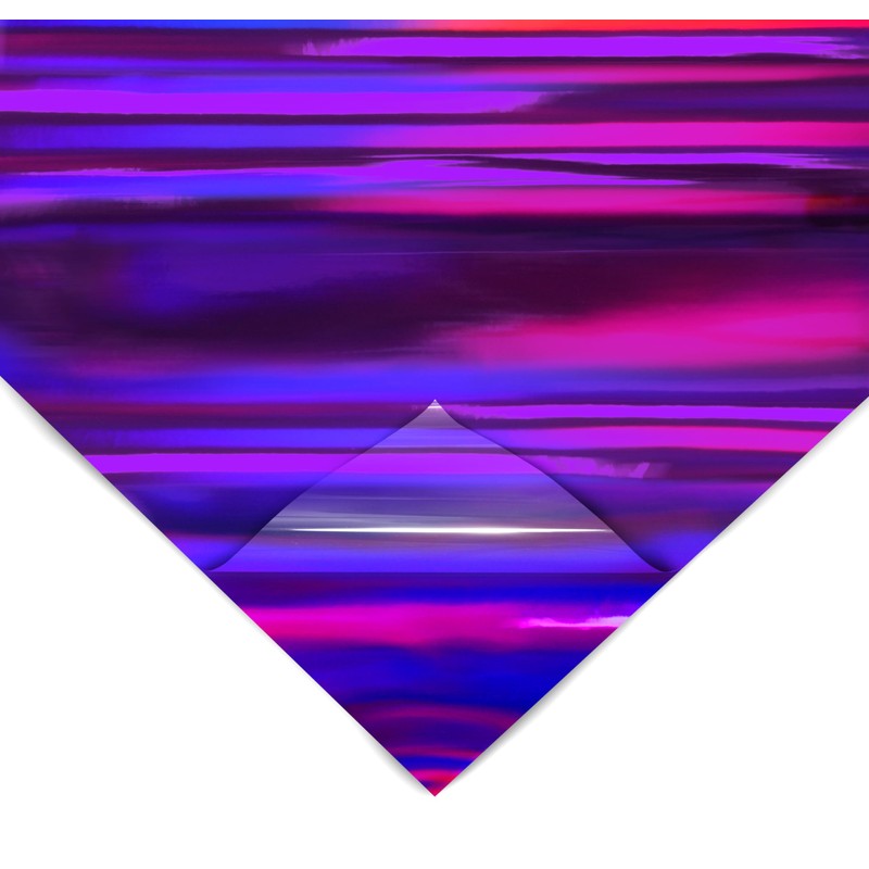 VViViD Holographic Chrome Purple Vinyl Wrap DIY Air-Release Adhesive Film