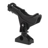 Fishing Rod Holder Clamp Base 360° Adjustable Rotating Weatherproof Open