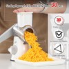 Ourokhome Rotary Cheese Grater with 5 Interchangeable Blades Kitchen Utensils