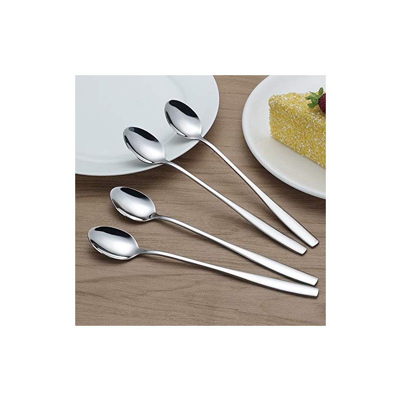 Cuchara de té helado de mango largo, Cuchara de helado