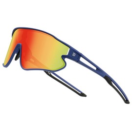 DUCO 0023 Men’s Polarized Sports Sunglasses, UV400, UV Protection, Biking, Baseball, Tennis, Driving, Running, Fishing, Golfing, Marathon, Skiing
