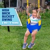 Original High Back Full Bucket Toddler Swing Seat with Plastic