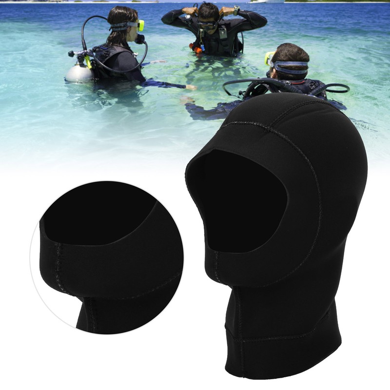 Water Sports 3MM Neoprene Thermal Diving Cap Stretchable Diving Hood