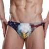 Eagle American Flag 4Th of July Swim Briefs for Men