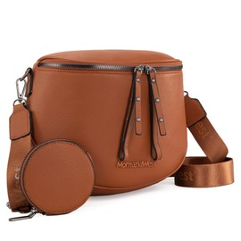Montana West Crossbody Bags Bum Bag for Women Girls Large Sling Bag with Adjustable Strap and Coin Purse MWC-285BR