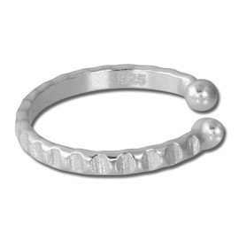 SilberDream SDO8873J women's youth 925 silver ear cuff.