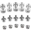 Neewer® 15 Pieces 1/4" 3/8"Metal Threaded Screw Converter Adapter for