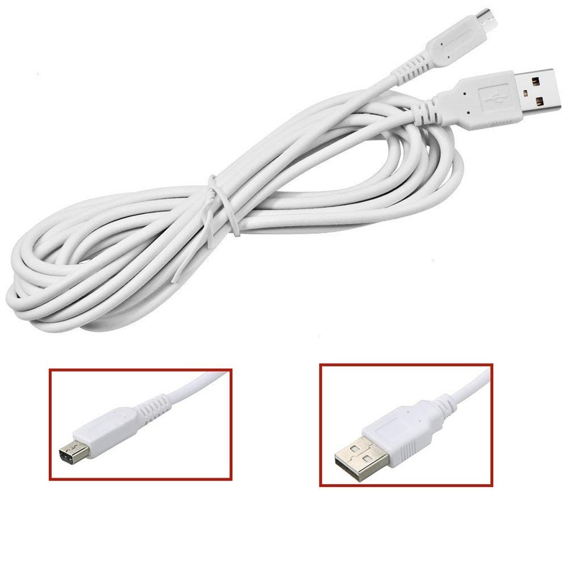 YFFSFDC 3DS Charger, 3DS USB Charging Cable, 3.9 ft (1.2