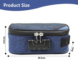 Auch Smell Proof Storage Bag with Combination Lock, Waterproof & Portable Packing Organizer for Travel, Ideal Gift for Friends and Family - Great Travel Companion