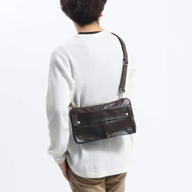 Porter 707-07144 2-Way Shoulder Bag, Clutch Bag, Freestyle, 4. Camel