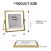 Merkaunis 12 Pieces Glass Picture Frame Metal Floating Frame