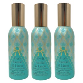 Bath and Body Work Fresh Rainfall & Linen Concentrated Room Spray 3 Pack 1.5 oz / 42.5g EACH