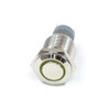 Phobya push-button vandalism-proof/bell push 16mm stainless steel, orange ring lighting