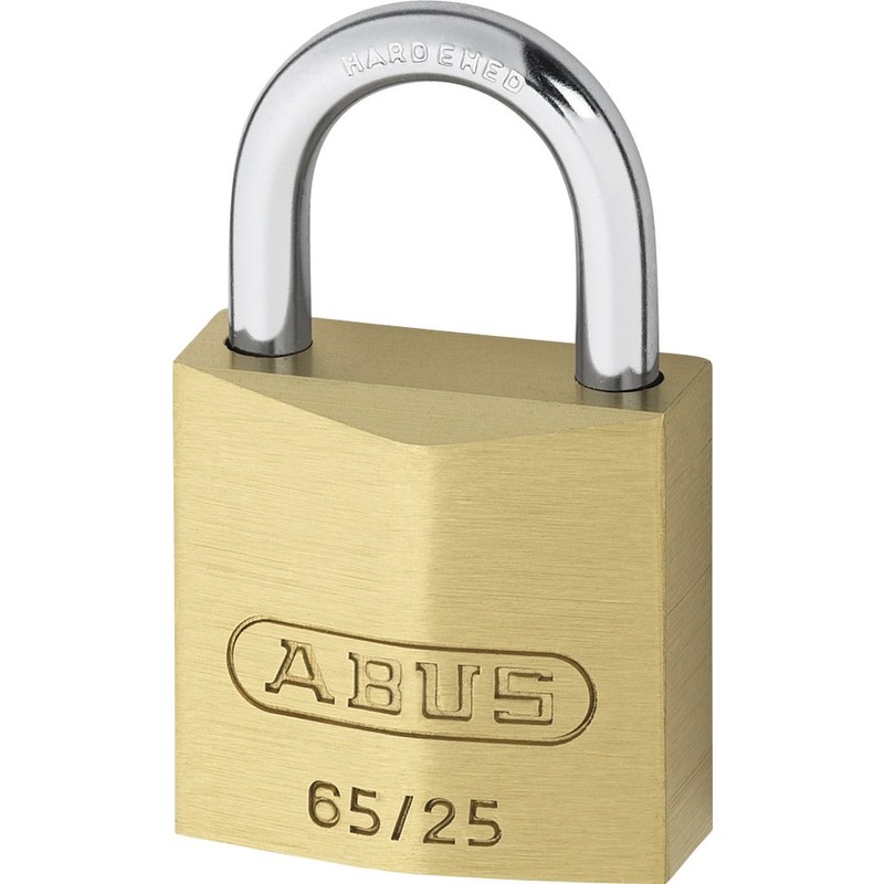 Abus 65/25mm Brass Padlock