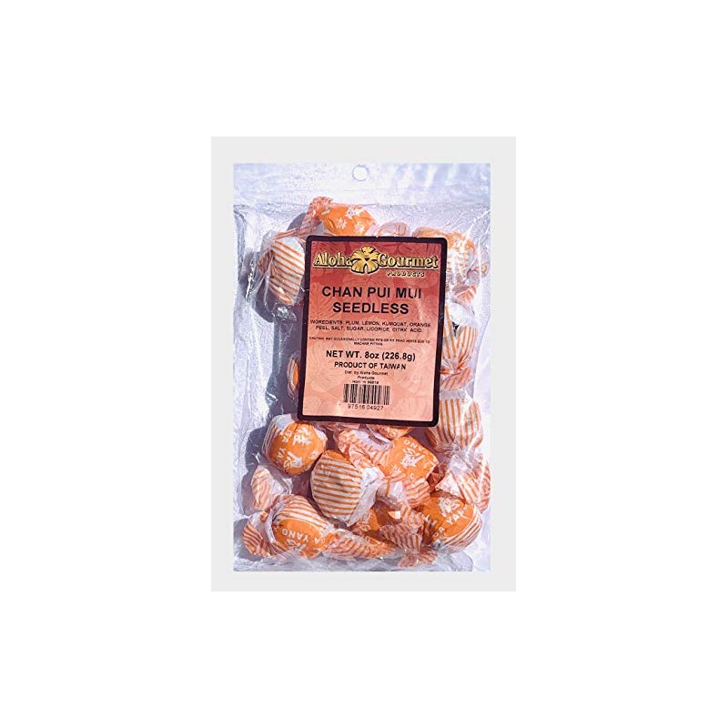 Aloha Gourmet Chan Pui Mui Dried Plum (Seedless)