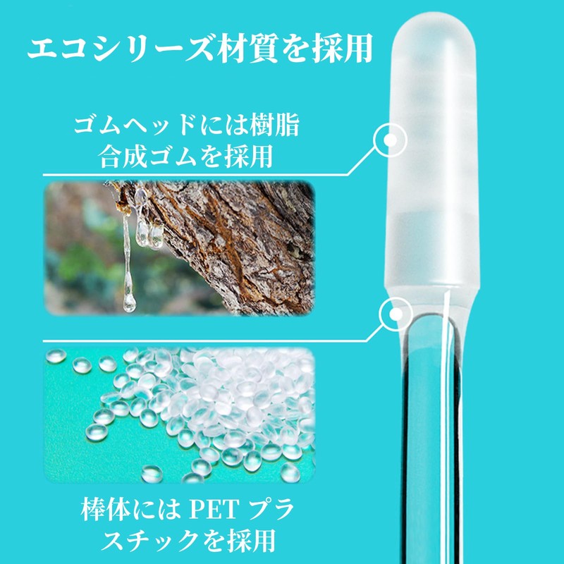 kasanidika 粘着式耳かき棒 耳かき 粘着 耳掃除【24本入り】耳かき棒 耳に優しい 耳垢をごっそり取る 子供 赤ちゃん 耳掃除用