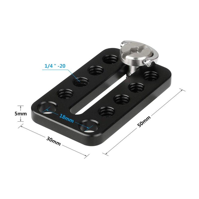 CAMVATE Universal Top Cheese Plate for Camera Monitor Cage