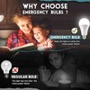 Emergency Rechargeable Light Bulbs, Battery Powered LED Light Bulb Daylight
