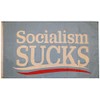 JumpingLight Socialism Sucks Flag Premium Quality 100D Woven Poly Nylon