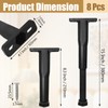 HARSKIYER 8 Pcs 8.3-15 Inch Adjustable Bed Frame Support Legs,