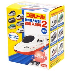 Plastic Rail Shinkansen Love 2 Carbonated Bathing Fee BOX of 12, 1 piece, 1g / 플라스틱 레일 신칸센 사랑 2 탄산 입욕료 12개들이 BOX, 1개, 1g