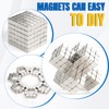 LOVIMAG 240Pcs Fridge Magnets, 5x5x5mm Refrigerator Magnets, Magnets for Fridge,