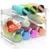 PouHenier.jh 3 Tier Large Water Bottle Rack Organizer for Cabinet,