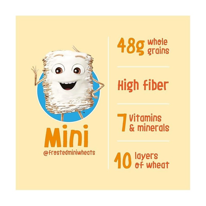 Kelloggs Frosted Mini Wheats Cold Breakfast Cereal - Blueberry Muffin