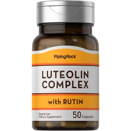 Piping Rock Luteolin Complex | 50 Capsules | with Rutin | Non-GMO | by Piping Rock