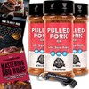 Pit Boss Pulled Pork Premium BBQ Barbecue Mixed Seasoning Spice & Rub 3 pk Choice Bundle (20.1 oz) + Guide & Keychain Bottle Opener (5 Items)!