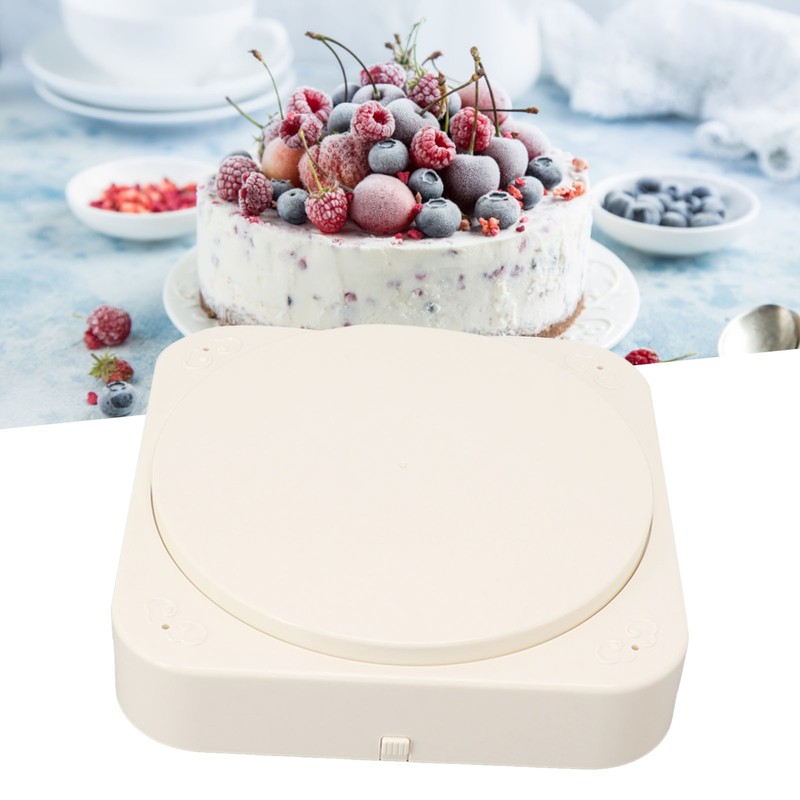 Rotating Dessert Display Table 8 Inch Automatic Rotating Cupcake Stand