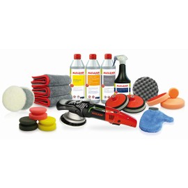 ALCLEAR 50145M Polishing Pad Car Polishing Sponges, Medium for Rupes Polishing Machine, Diameter: 145/128 x 25 mm, Yellow, Set of 2, Polishing Pad, Polishing Foam