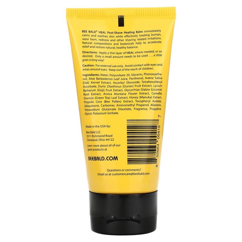 Bee Bald Heal Head & Face, Post-Shave Healing Balm, 2