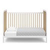 Storkcraft Pasadena 3-in-1 Convertible Crib (White with Driftwood) – GREENGUARD
