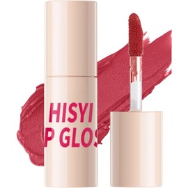 Labial Líquido Brillante No Pegajoso - 6 Tonos Hidratantes, Tinte de Labios Ligero como el Agua, de Malva a Rojo (#01)