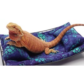 Chaise Lounge for Bearded Dragons, Sea Turtles fabric