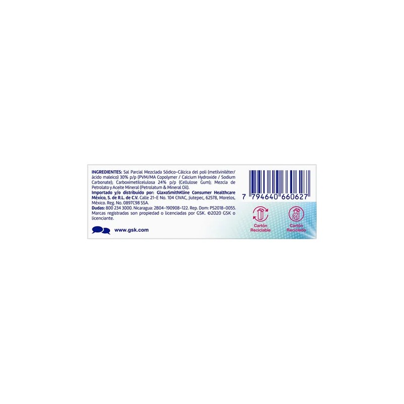 Cremma Adhesiva Ultra Corega para Prótesis Dentales Sin Sabor 20