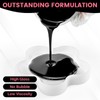 NASUBI 32OZ Black High Gloss Epoxy Resin - No Bubbles,