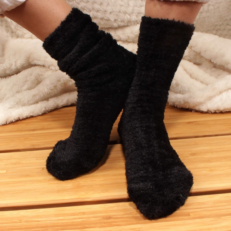 BambooMN Men's Super Comfy Soft Warm Plush Slipper Bed Fuzzy