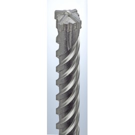 kwb Cross-Tip 261007 Professional Hammer Drill Bit with SDS Plus Shank (Diameter = 7 mm, L = 160 mm, AL = 150 mm, 4-Flute Can Be Used in Hammer Drills, Also Suitable for Reinforced Concrete)