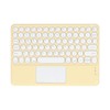 Touch Wireless Keyboard Round Keycaps Ergonomic Design Ultra Thin Smart