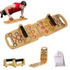 Wooden Portable Push up board, foldable fitness strength training pushup