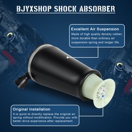 BJYXSHOP 2PCS Rear Air Spring Suspension Bags Kit for Lincoln Town Car 1990-2011, Mercury Grand Marquis 1992-2011, Ford Crown Victoria1993-2008, 3U2Z5580AA,3U2Z5580BA,6W1Z5560AA,FOVY5560A