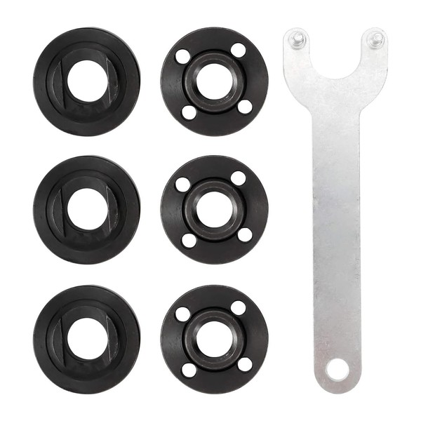 Homtone Angle Wrench Flange Nut Kit, 7 Pieces Replacement Parts