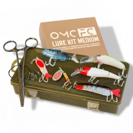 OMC FC Lure Kit Medium - Predator Fishing Lure Set with 6 Lures