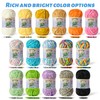 Fuzzy Chenille Yarn for Crocheting,Velvet Baby Blanket Yarn for Crocheting,Soft