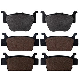AHL Semi-metallic Front & Rear Brake Pads Set for Honda TRX680 FA Fourtrax Rincon 2006-2011
